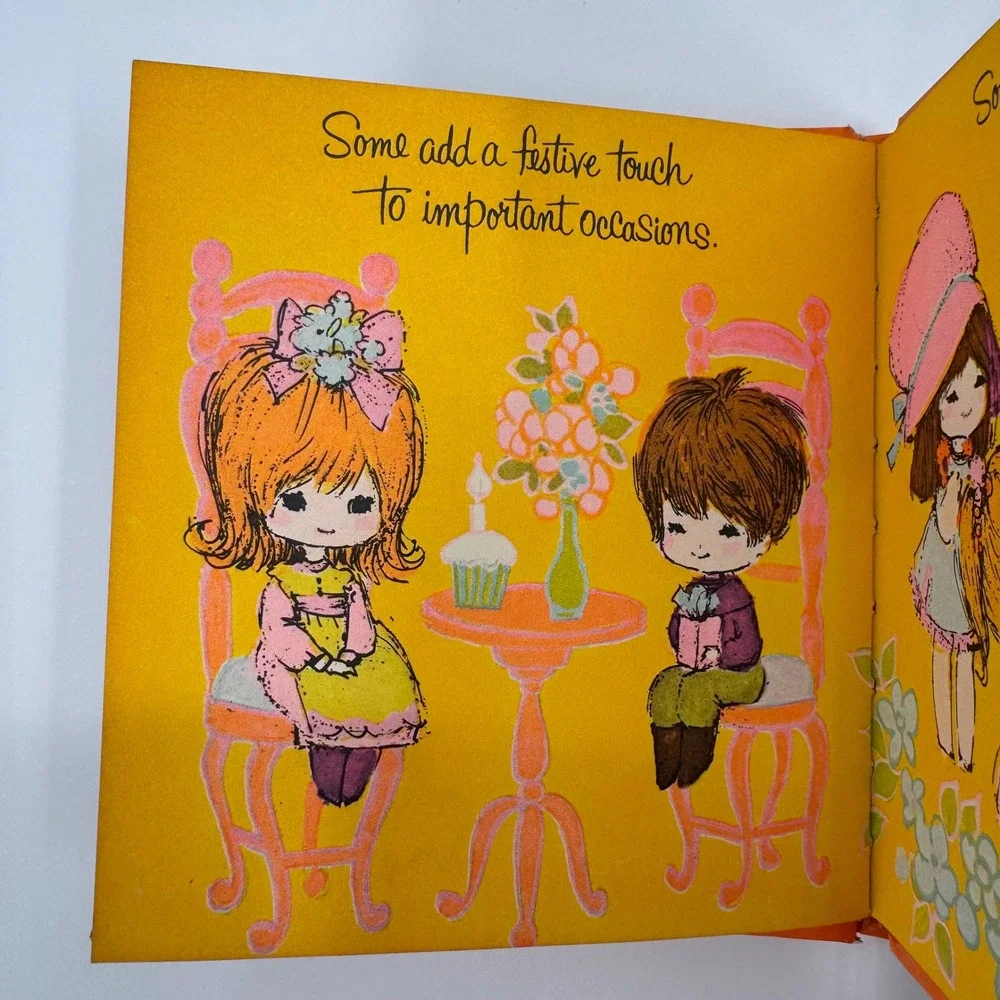 Vintage Friends Are Like Flowers Sunbeam 1968 Library Book Maria Paoletti Art - Picture 16 of 16